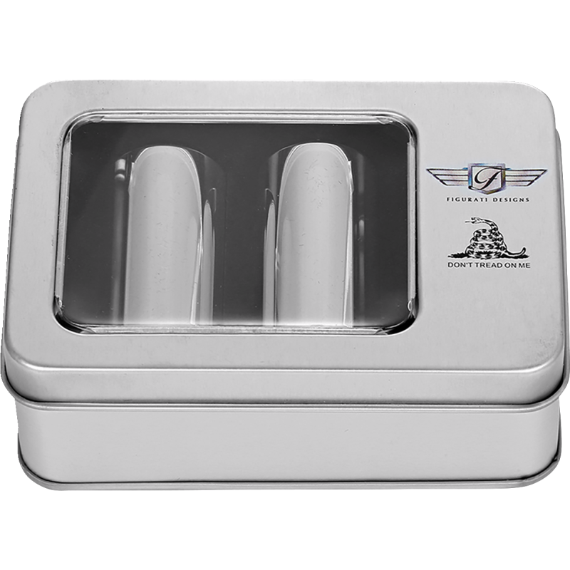 FD40-DC-25.2/46.5-SS FIGURATI-DESIGNS ND MAG DOCKING COVERS SILVER WITH DTOM 25.2X46.5mm ND MAG DOCKING COVERS SILVER WITH DTOM 25.2X46.5mm LUGGAGE PARTS & ACCESSORIES 