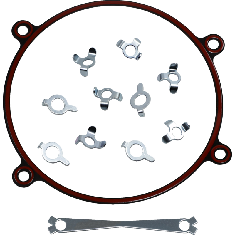 JGI-11125-XM JAMES-GASKET EVO/TC CRANKCASE SAVER &LOCK TABS KIT EVO/TC CRANKCASE SAVER &LOCK TABS KIT GASKETS & KITS 