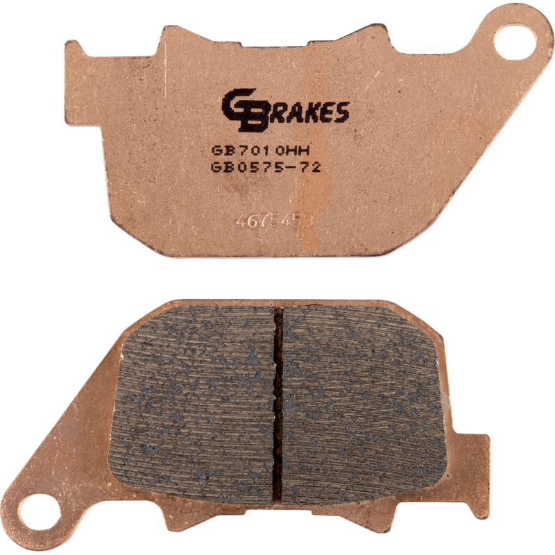 GB0575-72 GBRAKES BRAKE PAD GB0575-72 HH SINTERED BRAKE PAD GB0575-72 HH SINTERED BRAKE PADS - CERAMIC 
