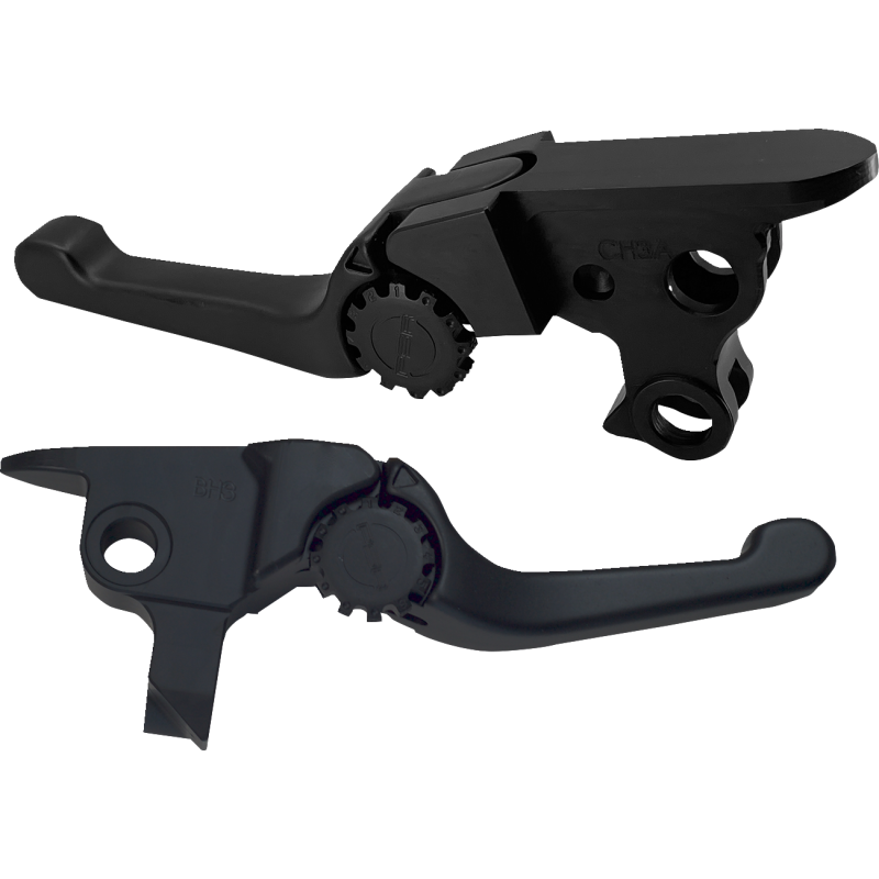12-01666-22 POWERSTANDS-RACING LEVER SET - ANTHEM - SHORTY - BLACK LEVER SET - ANTHEM - SHORTY - BLACK BRAKE & CLUTCH CUSTOM CONTROL SETS 