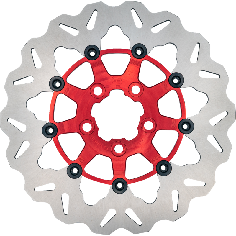 DF681CWS-R GBRAKES ROTOR RR WAVE FL RED ROTOR RR WAVE FL RED BRAKE ROTORS - STREET 