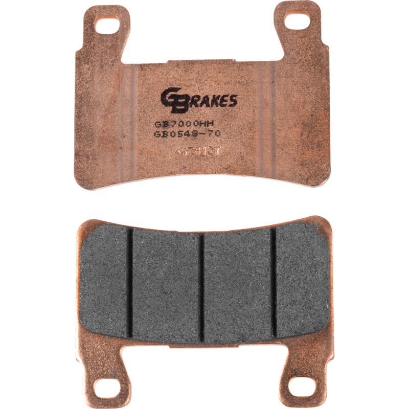 GB0548-70 GBRAKES BRAKE PAD GB0548-70 HH SINTERED BRAKE PAD GB0548-70 HH SINTERED BRAKE PADS - CERAMIC 