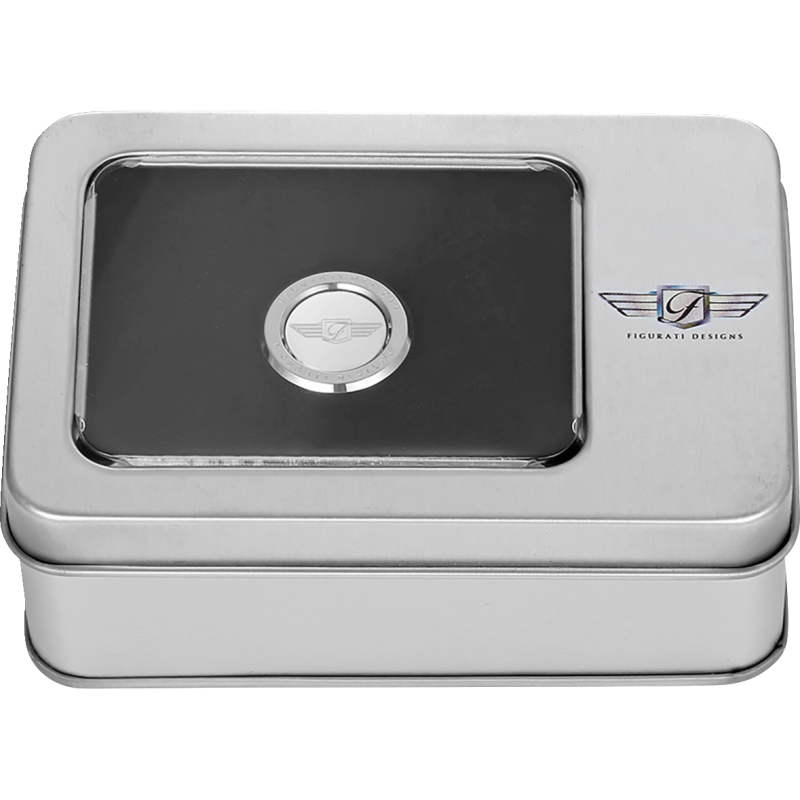FD01-HTSC-SS FIGURATI-DESIGNS HEEL-TOE SHIFTER COVER SILVER WITH FIGURATI DESIGNS LOGO HEEL-TOE SHIFTER COVER SILVER WITH FIGURATI DESIGNS LOGO SHIFTER LEVERS & PARTS 
