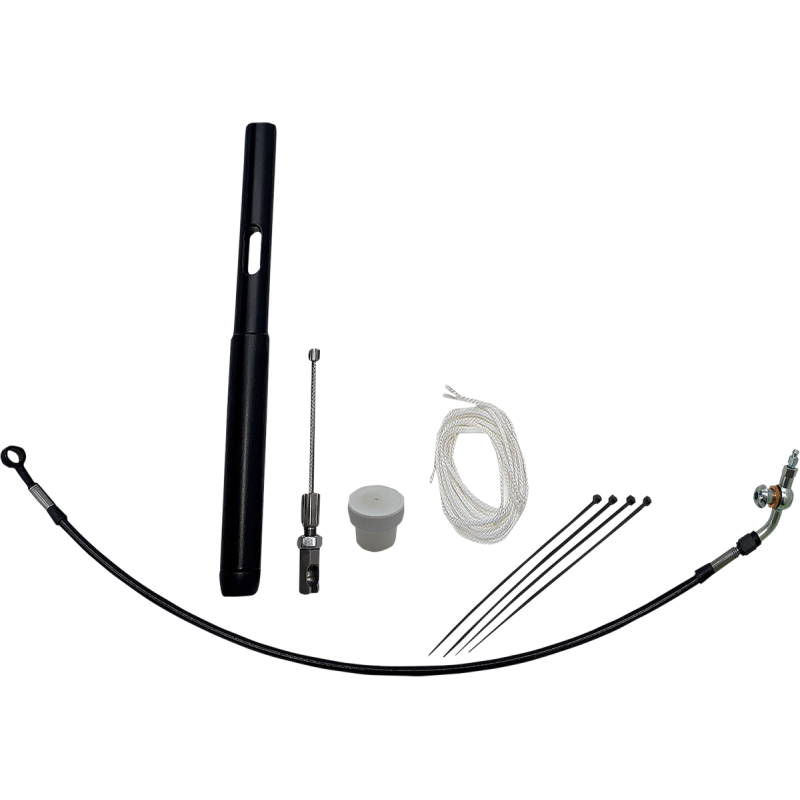 109914-B FAT-BAGGERS-INC INSTALL KIT BLK 4" 21FLTR INSTALL KIT BLK 4" 21FLTR CLUTCH & BRAKE CABLE/HOSE KTS 