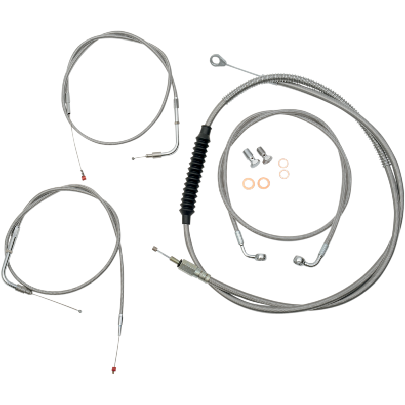 LA-8100KT-13 LA-CHOPPERS CBL LN KT 12-1496-08FLST" CBL LN KT 12-1496-08FLST" BRAKE & CLUTCH CUSTOM CONTROL SETS 