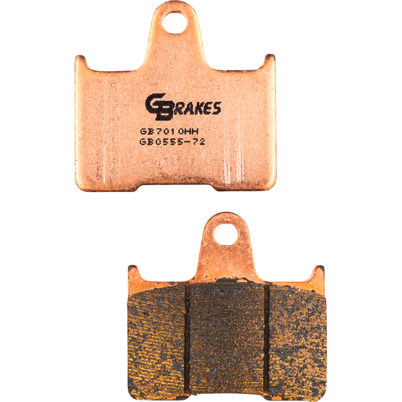 GB0555-72 GBRAKES BRAKE PAD GB055-72 HH SINTERED BRAKE PAD GB055-72 HH SINTERED BRAKE PADS - CERAMIC 