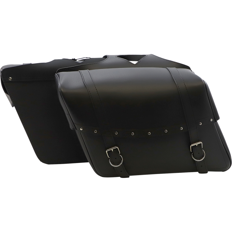 X021-03-042 SADDLEMEN SADDLEBAG SLANT RIVET JUMBO SADDLEBAG SLANT RIVET JUMBO SADDLEBAGS & PARTS 