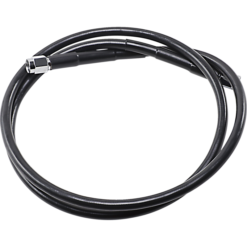 843-BLK DRAG-SPECIALTIES BLACK S/S BRAKE LINE 43" BLACK S/S BRAKE LINE 43" BRAKE LINES-HOSES-STAINLESS STEEL 