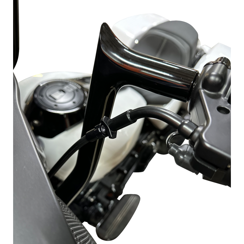 118006-B FAT-BAGGERS-INC Clutch Cable Extension - 6" - Black Clutch Cable Extension - 6" - Black CLUTCH & BRAKE CABLE/HOSE KTS 