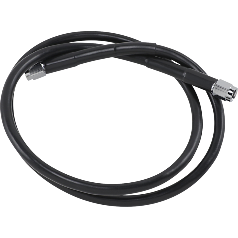 838-BLK DRAG-SPECIALTIES BLACK S/S BRAKE LINE 38" BLACK S/S BRAKE LINE 38" BRAKE LINES-HOSES-STAINLESS STEEL 