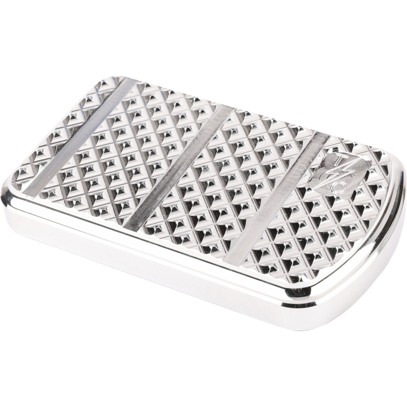 TSC-2201-3 THRASHIN-SUPPLY-CO. Brake pedal pad - Chrome - FL Brake pedal pad - Chrome - FL BRAKE PEDAL PADS-COVERS 