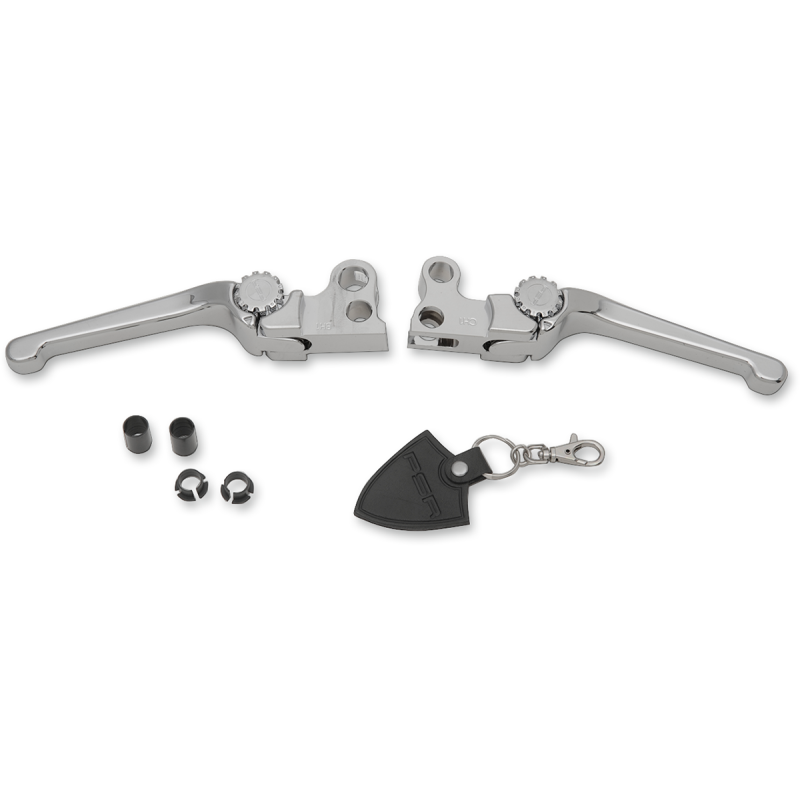12-00651-20 POWERSTANDS-RACING 96-17B/T&96-03XL Anthem Lever SET CHR 96-17B/T&96-03XL Anthem Lever SET CHR BRAKE & CLUTCH CUSTOM CONTROL SETS 