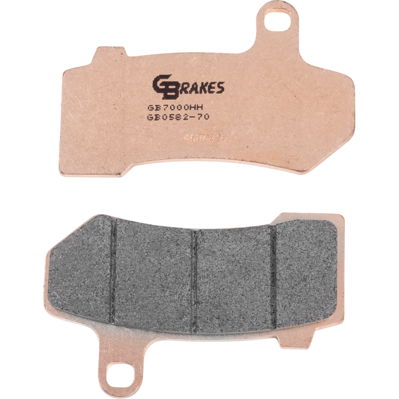 GB0582-70 GBRAKES BRAKE PAD GB0582-70 HH SINTERED BRAKE PAD GB0582-70 HH SINTERED BRAKE PADS - CERAMIC 