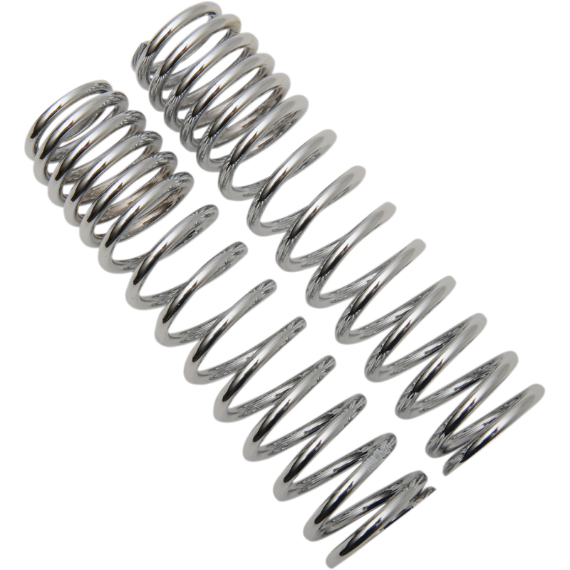 03-1394C PROGRESSIVE-SUSPENSION Shock Springs - 12/412-Series - Chrome - 70-120 lb/in Shock Springs - 12/412-Series - Chrome - 70-120 lb/in SHOCK SPRINGS-SPRING KITS 