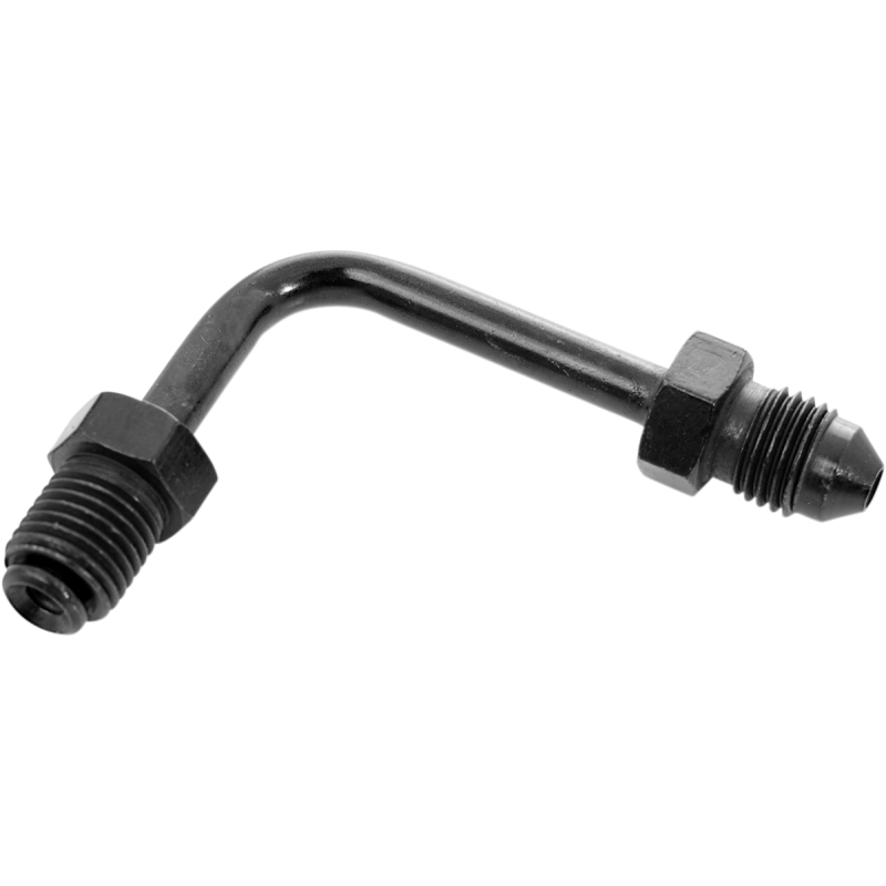 P690-03ZBK GOODRIDGE SHORT 90 DEG. TUBE ADAPTER BLACK SHORT 90 DEG. TUBE ADAPTER BLACK BRAKE LINE HARDWARE 