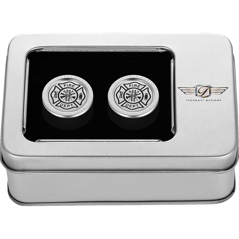 FD74-DC-25.2/32-SS FIGURATI-DESIGNS ND MAG DOCKING COVERS SILVER WITH MALTESE CROSS 25.2X32mm ND MAG DOCKING COVERS SILVER WITH MALTESE CROSS 25.2X32mm LUGGAGE PARTS & ACCESSORIES 