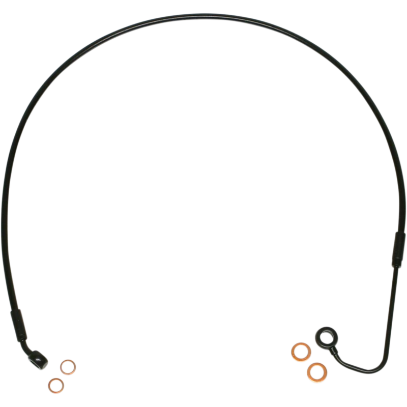 SBB1407-36 MAGNUM Brake Line - Upper - XR - Black Brake Line - Upper - XR - Black BRAKE LINES-HOSES-STAINLESS STEEL 
