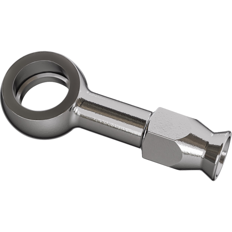 P5092-03C GOODRIDGE Banjo Adaptor - 3/8" - Straight - Long Banjo Adaptor - 3/8" - Straight - Long BRAKE LINE HARDWARE 
