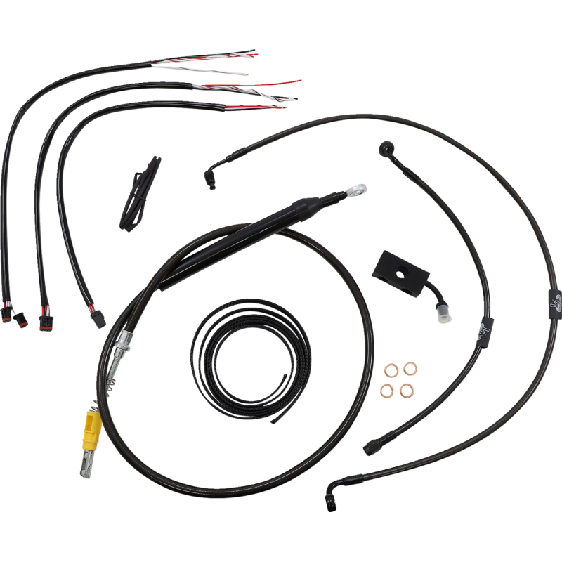 LA-8155KT2-16M LA-CHOPPERS CABL KT CM 16ABS SFTL18+ CABL KT CM 16ABS SFTL18+ CLUTCH & BRAKE CABLE/HOSE KTS 