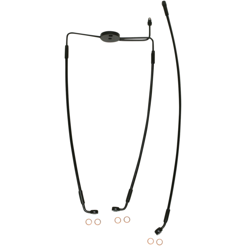 SBB1310-31 MAGNUM Brake Line - Front - XR - Black Brake Line - Front - XR - Black BRAKE LINES-HOSES-STAINLESS STEEL 