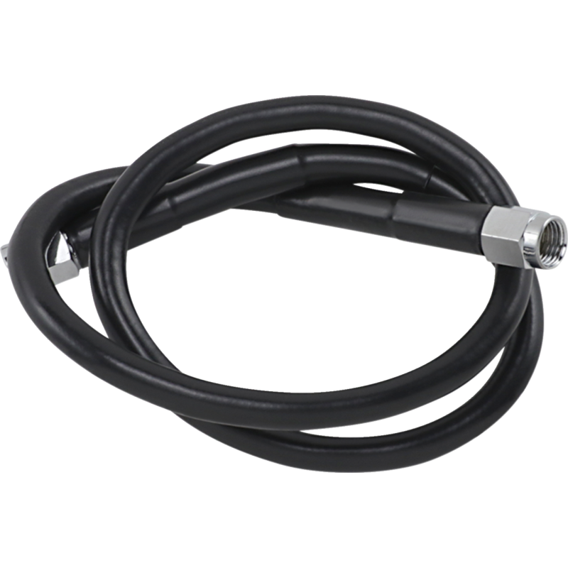 825-BLK DRAG-SPECIALTIES BLACK S/S BRAKE LINE 25" BLACK S/S BRAKE LINE 25" BRAKE LINES-HOSES-STAINLESS STEEL 