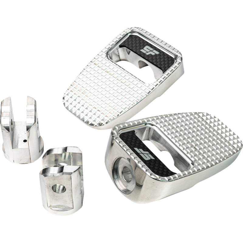 SF-904-01-2 SLYFOX PEGS FOOT 2018-2023 SOFTAIL FRONT POLISHED PEGS FOOT 2018-2023 SOFTAIL FRONT POLISHED FOOTPEGS & PARTS 