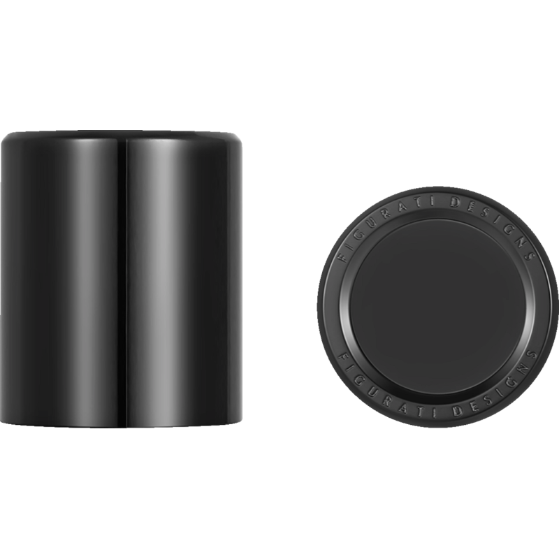 FD65-DC-27.2/32-BLK FIGURATI-DESIGNS ND MAG DOCKING COVERS PLAIN BLACK-27.2X32mm ND MAG DOCKING COVERS PLAIN BLACK-27.2X32mm LUGGAGE PARTS & ACCESSORIES 