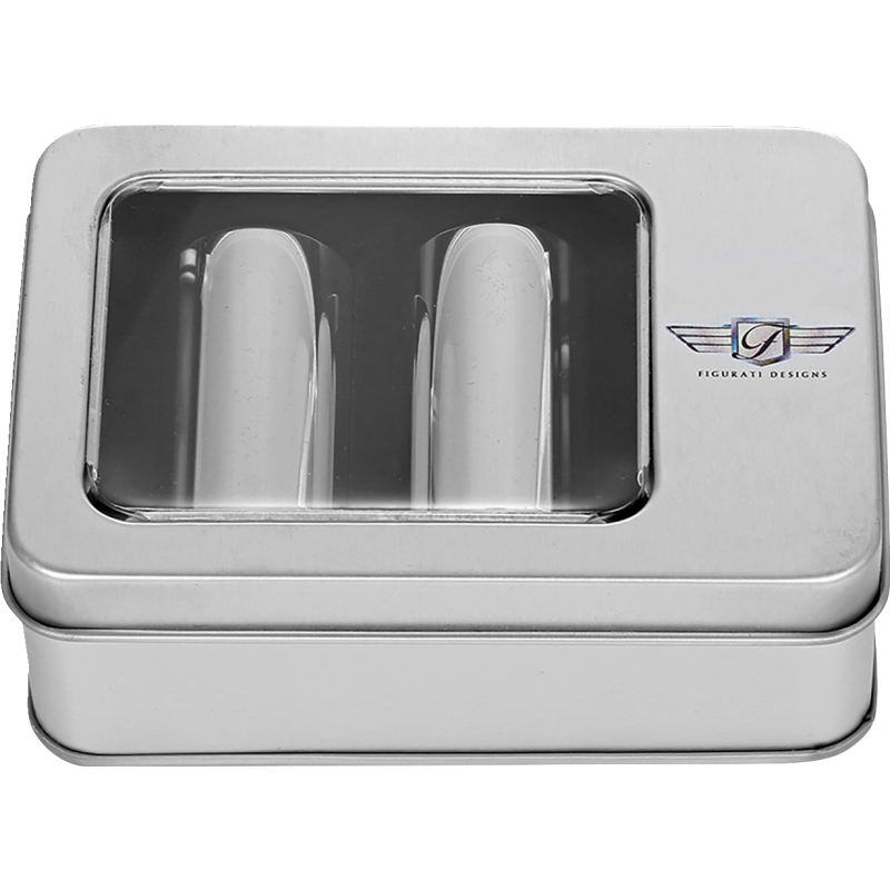 FD60-DC-25.2/46.5-SS FIGURATI-DESIGNS ND MAG DOCKING COVERS PLAIN SILVER 25.2X46.5mm ND MAG DOCKING COVERS PLAIN SILVER 25.2X46.5mm LUGGAGE PARTS & ACCESSORIES 