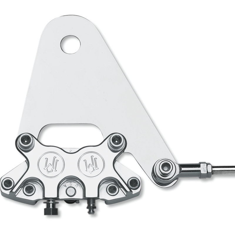 1272-0052-CH PERFORMANCE-MACHINE RIGID FRAME 11.5" 4-PIS CHR CALIP/BRKT 3/4 RIGID FRAME 11.5" 4-PIS CHR CALIP/BRKT 3/4 BRAKE CALIPER-CALIPER KITS 