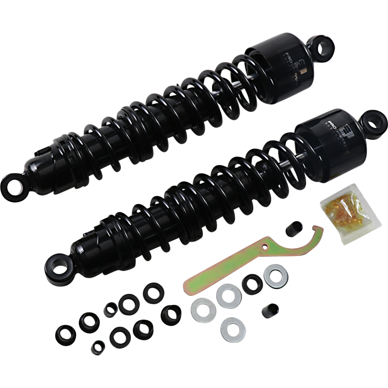 413-4041B PROGRESSIVE-SUSPENSION 413 Series Shock - Black - Heavy Duty - 15" 413 Series Shock - Black - Heavy Duty - 15" SHOCKS W/SPRINGS 