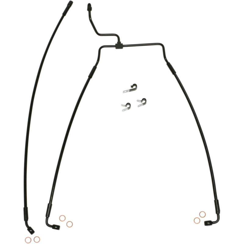 SBB1313-35 MAGNUM Brake Line - Front - XR - Black Brake Line - Front - XR - Black BRAKE LINES-HOSES-STAINLESS STEEL 