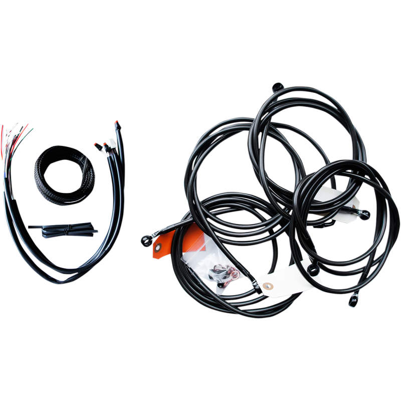 LA-8053KT2-13M LA-CHOPPERS CABLE KT CM12-14"16FL ABS CABLE KT CM12-14"16FL ABS BRAKE & CLUTCH CUSTOM CONTROL SETS 