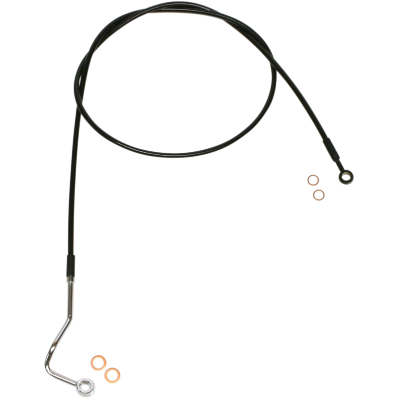 SBB1402-74 MAGNUM Brake Line - Upper - XR - Black Brake Line - Upper - XR - Black BRAKE LINES-HOSES-STAINLESS STEEL 