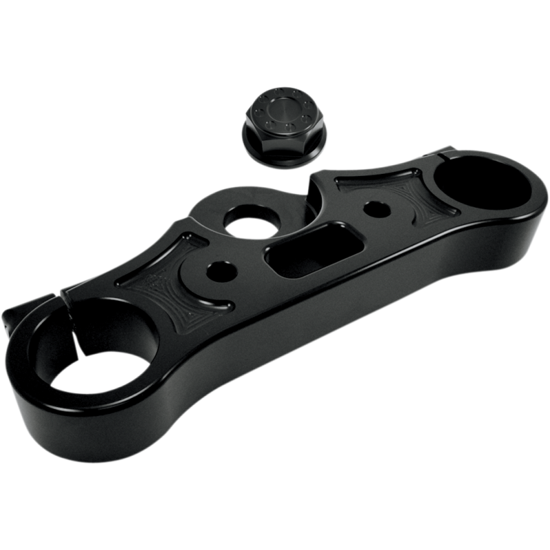 10-330B JOKER-MACHINE DYNA UPPER TREE BLACK DYNA UPPER TREE BLACK FORK TRIPLE TREES & KITS 
