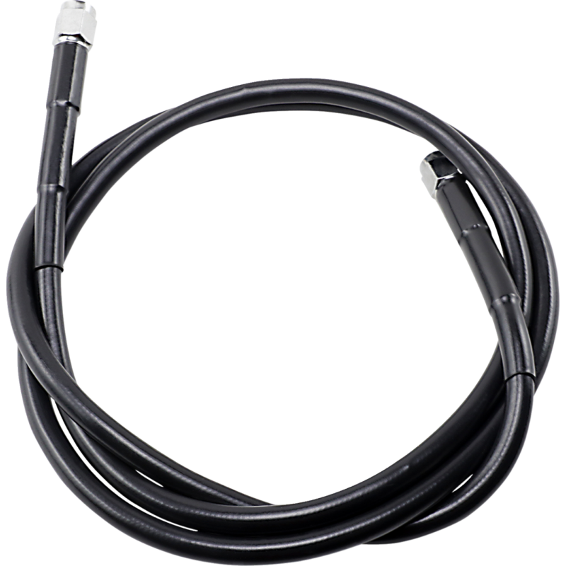 850-BLK DRAG-SPECIALTIES BLACK S/S BRAKE LINE 50" BLACK S/S BRAKE LINE 50" BRAKE LINES-HOSES-STAINLESS STEEL 