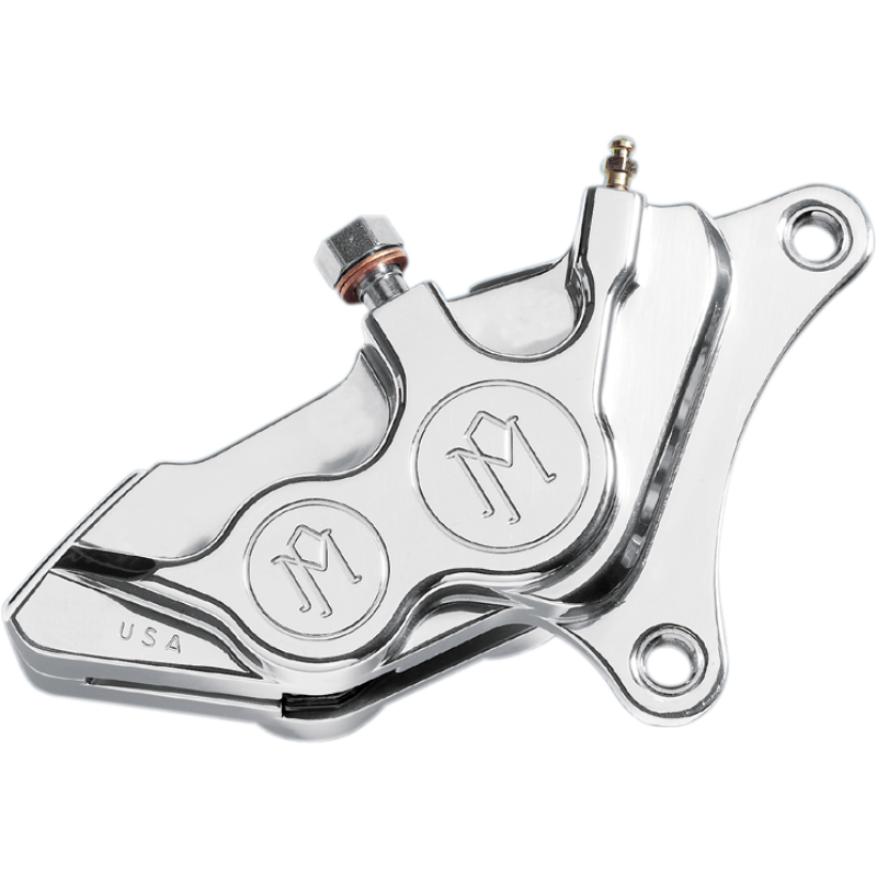 0053-2920-CH PERFORMANCE-MACHINE 00-17 BOLT-ON 4 PIST CHR CALIPER R/H 00-17 BOLT-ON 4 PIST CHR CALIPER R/H BRAKE CALIPER-CALIPER KITS 