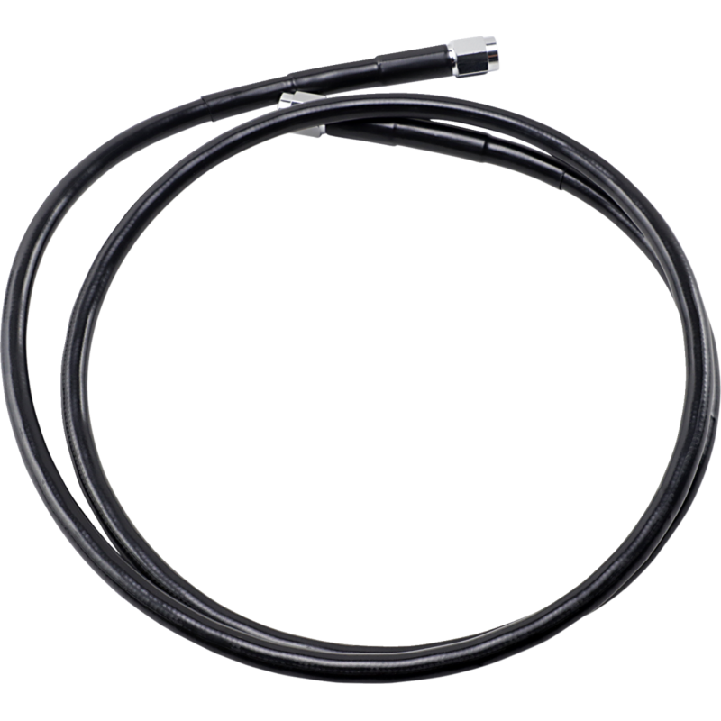 847-BLK DRAG-SPECIALTIES BLACK S/S BRAKE LINE 47" BLACK S/S BRAKE LINE 47" BRAKE LINES-HOSES-STAINLESS STEEL 