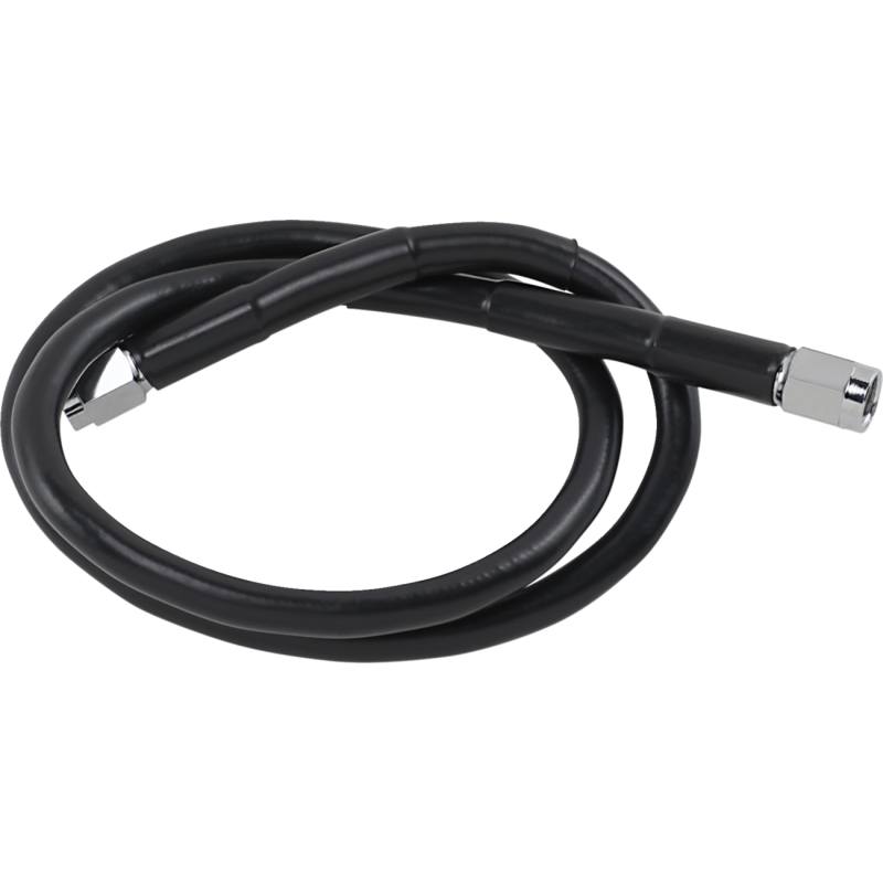 828-BLK DRAG-SPECIALTIES BLACK S/S BRAKE LINE 28" BLACK S/S BRAKE LINE 28" BRAKE LINES-HOSES-STAINLESS STEEL 