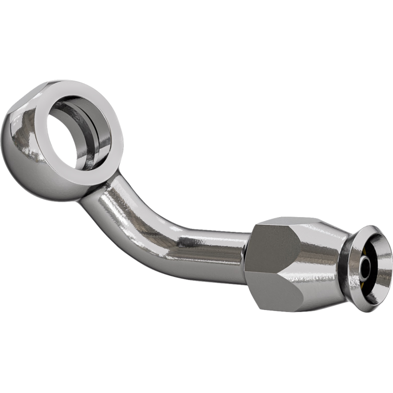 P5070-03C GOODRIDGE Banjo Adaptor - 70 deg - 3/8" or M10 Bolt Banjo Adaptor - 70 deg - 3/8" or M10 Bolt BRAKE LINE HARDWARE 