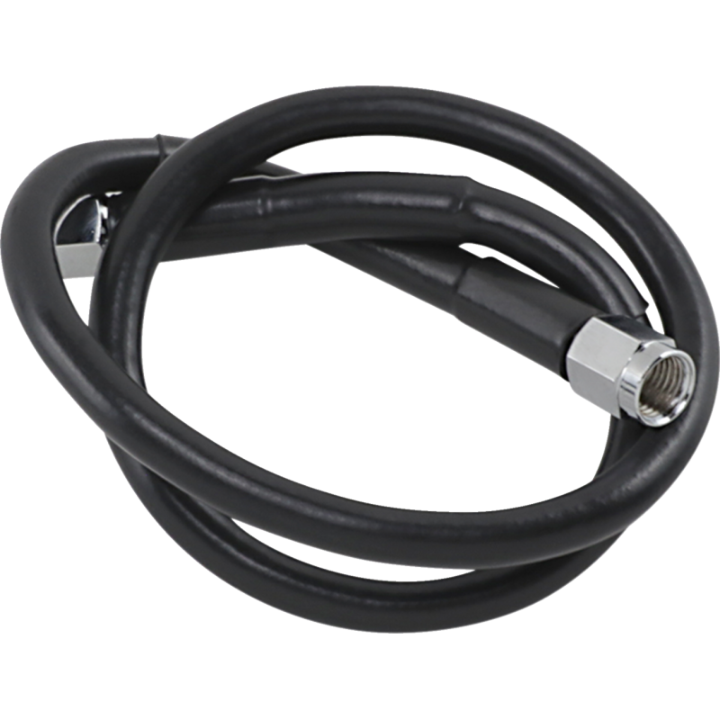 823-BLK DRAG-SPECIALTIES BLACK S/S BRAKE LINE 23" BLACK S/S BRAKE LINE 23" BRAKE LINES-HOSES-STAINLESS STEEL 