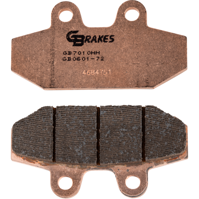 GB0601-70 GBRAKES BRAKE PAD GB0601-70 HH SINTERED BRAKE PAD GB0601-70 HH SINTERED BRAKE PADS - CERAMIC 