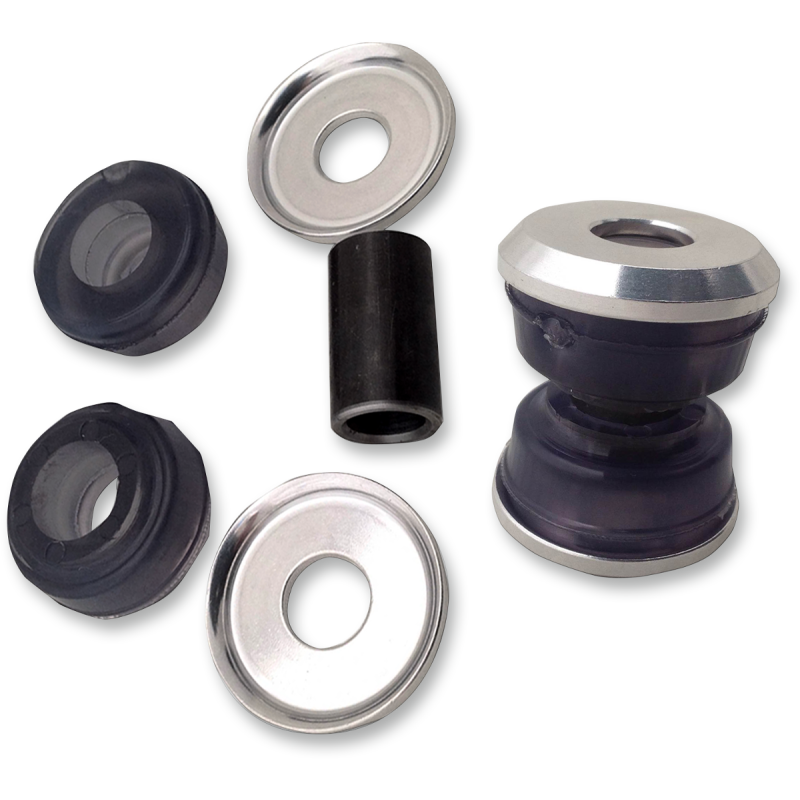 GT-SS ALLOY-ART BUSHING KIT SHOCK 00-17 FXST/FLST BUSHING KIT SHOCK 00-17 FXST/FLST SHOCK MOUNTING PARTS 
