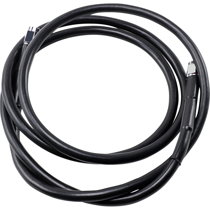 862-BLK DRAG-SPECIALTIES BLACK S/S BRAKE LINE 62" BLACK S/S BRAKE LINE 62" BRAKE LINES-HOSES-STAINLESS STEEL 