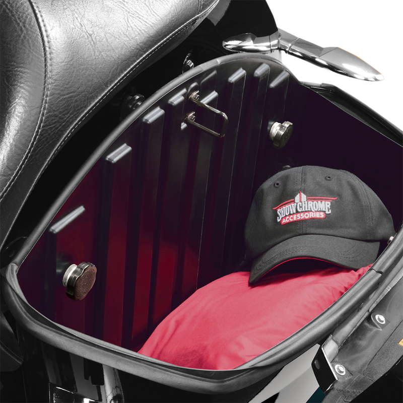 91-314A SHOW-CHROME S.B FASTENERS HARLEY/VICTORY SET S.B FASTENERS HARLEY/VICTORY SET SADDLEBAGS & PARTS 
