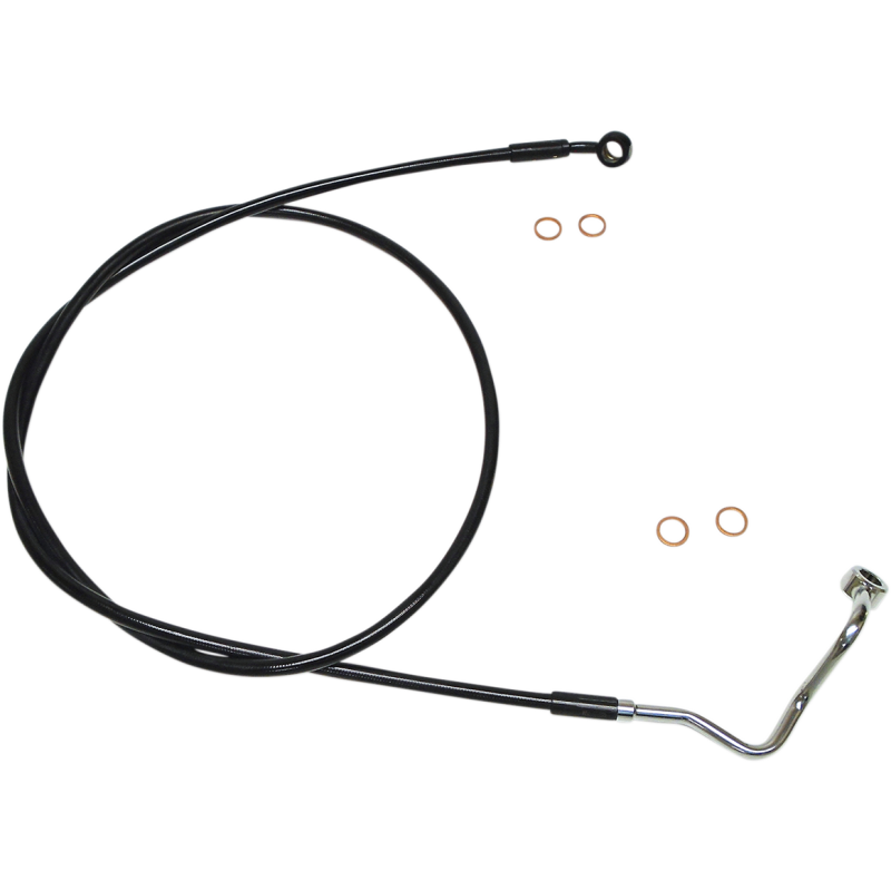 SBB1414-71 MAGNUM Brake Line - Upper - ABS - Black Brake Line - Upper - ABS - Black BRAKE LINES-HOSES-STAINLESS STEEL 
