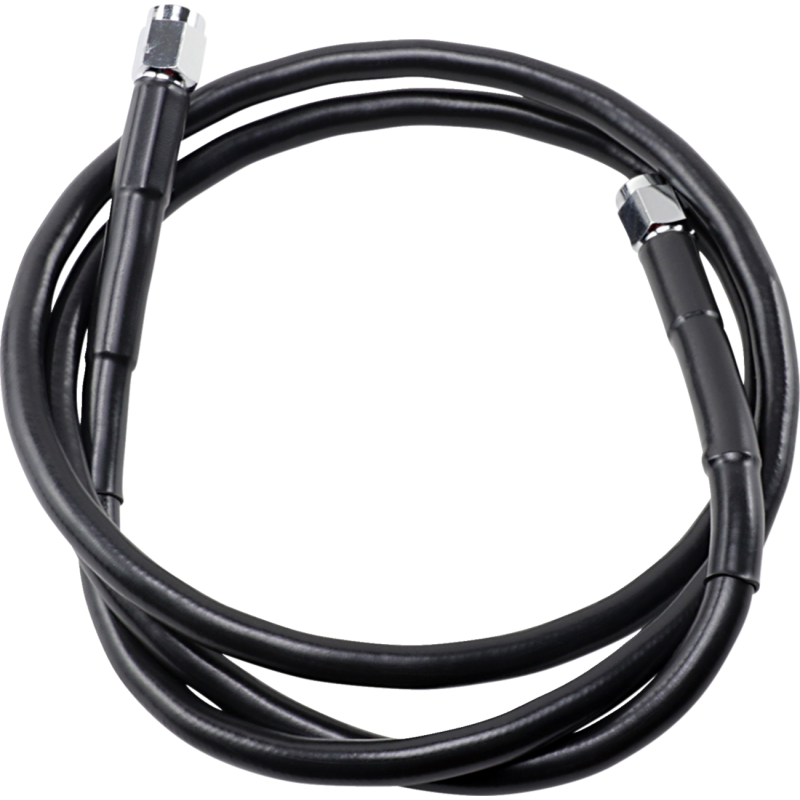845-BLK DRAG-SPECIALTIES BLACK S/S BRAKE LINE 45" BLACK S/S BRAKE LINE 45" BRAKE LINES-HOSES-STAINLESS STEEL 