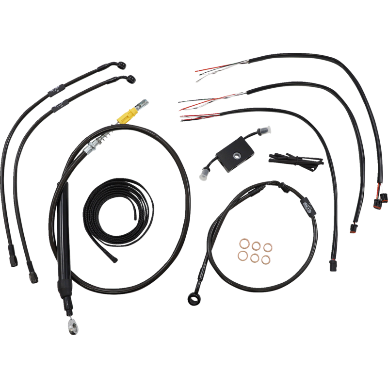 LA-8157KT2-13M LA-CHOPPERS CABL KT CM D AB 13SFT18+ CABL KT CM D AB 13SFT18+ CLUTCH & BRAKE CABLE/HOSE KTS 
