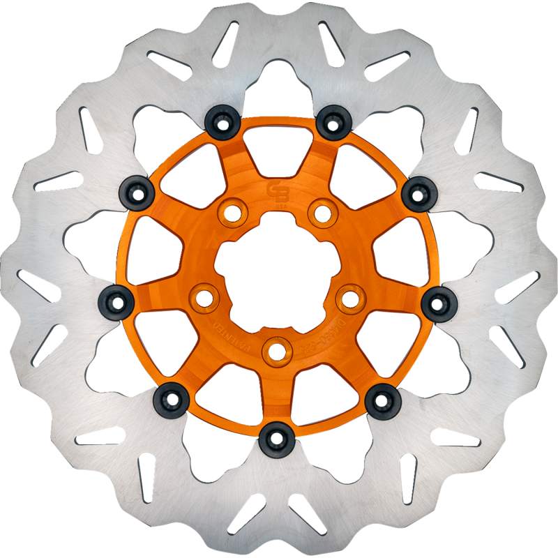 DF835CW-O GBRAKES ROTOR FR WAVE FL ORANGE ROTOR FR WAVE FL ORANGE BRAKE ROTORS - STREET 