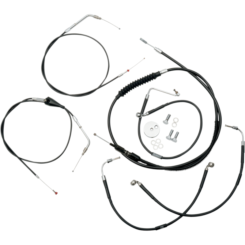 LA-8005KT-19B LA-CHOPPERS CBLE KT BK18-2096-07FLHT" CBLE KT BK18-2096-07FLHT" BRAKE & CLUTCH CUSTOM CONTROL SETS 