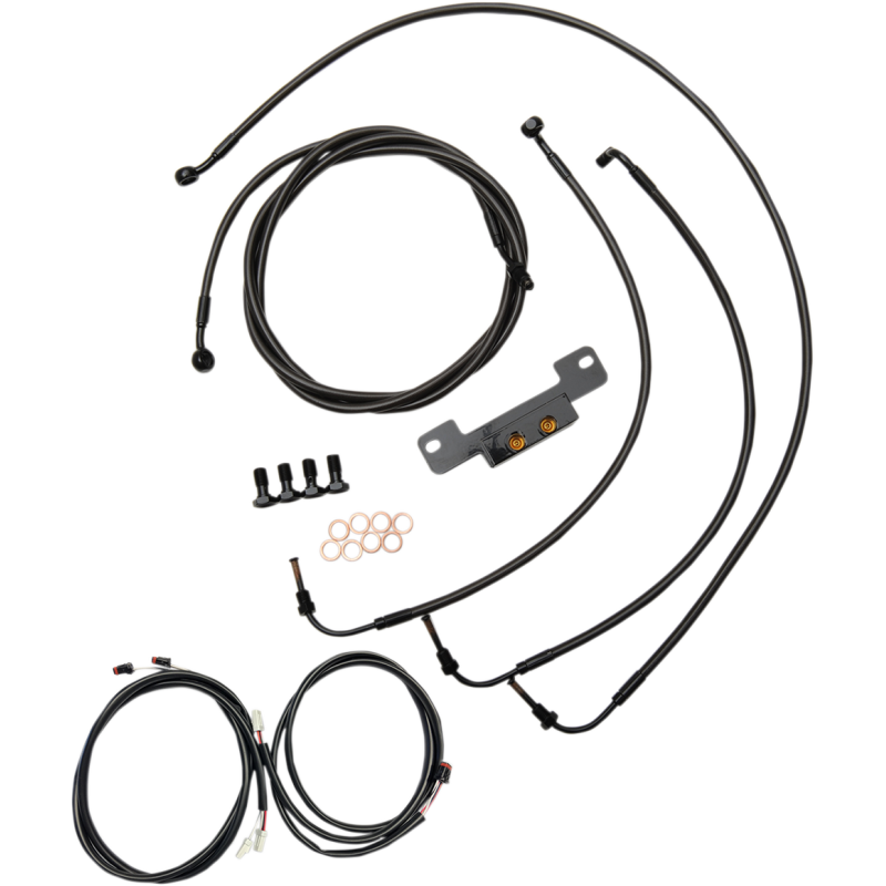 LA-8055KT3-19M LA-CHOPPERS CABLE KIT CM 18-20 FL 17+ CABLE KIT CM 18-20 FL 17+ CLUTCH & BRAKE CABLE/HOSE KTS 